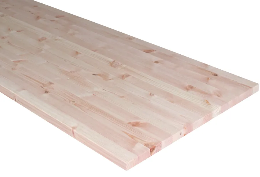 Hornbaek Bordplader*Massiv bordplade i fyr - 25 mm x 62 x 242 cm