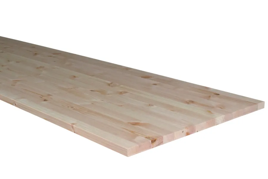 Hornbaek Bordplader*Massiv bordplade i fyr - 25 mm x 62 x 242 cm
