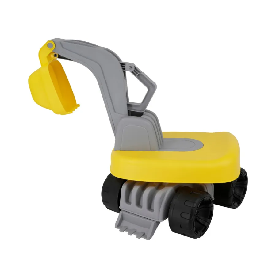 Ud & Leg® Legetøj*Mega gravemaskine 63 cm Gul/grå/sort