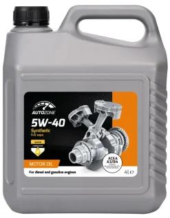 AutoZone® Motorolie & Sprinklervæske*Motorolie fuldsyntetisk 5W-40 4 liter -
