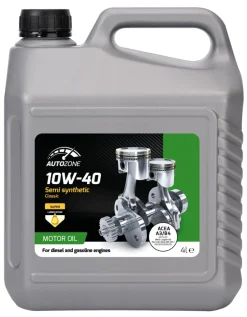 AutoZone® Motorolie & Sprinklervæske*Motorolie semisyntetisk 10W/40 4 liter -