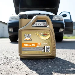 Basta Motorolie & Sprinklervæske*Motorolie 0W-30 C2 fuldsyntetisk - 4 liter