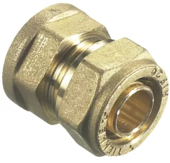 Gulvvarme*Muffe til PeX rør i gulvvarme 1/2" x 20 mm