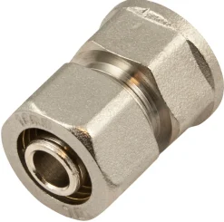 Fittings Til Rør*Muffe til PEX-rør 1/2" x 16 mm Messing
