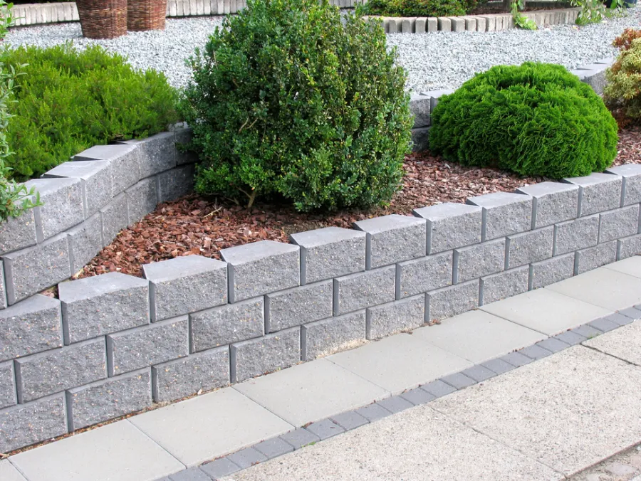 Betongruppen RBR Læ- & Støttemure*Murblok Lock-Block grå 30 x 17,5 x 15 cm