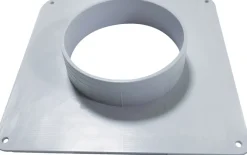 Ventilation*Murflange Ø100 mm - hvid