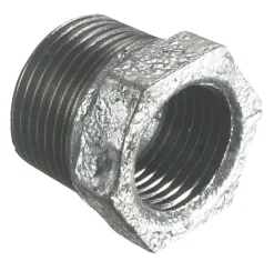 Galvaniserede*Nippelmuffe galvaniseret 1" x 3/4"