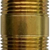 Messing*Nippelrør messing 3/4" x 40 mm