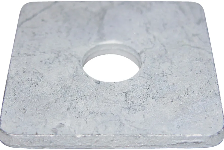 NKT Fasteners Spændeskiver*skive firkantet M8 25 x 25 mm 6 stk.