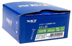 NKT Fasteners Skruer*SPUN+ Climate skrue 4,0 x 30 mm 200 stk.