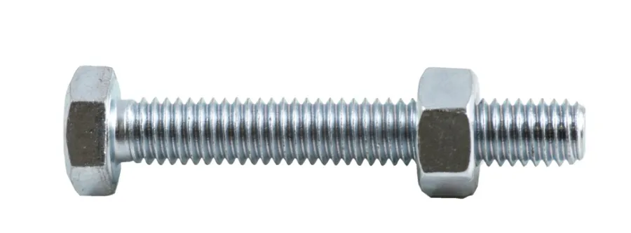 NKT Fasteners Bolte & Møtrikker*stålskruer m/møtrik M6 x 60 mm 6 stk.