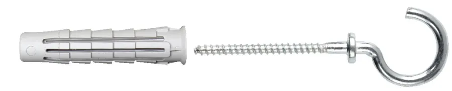 NKT Fasteners Dyvler & Plugs*T6 universaldyvel m/krog 6 x 30 mm 4 stk.