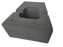 Betongruppen RBR Læ- & Støttemure*Nordic Block glat koks 30 x 30 x 15 cm
