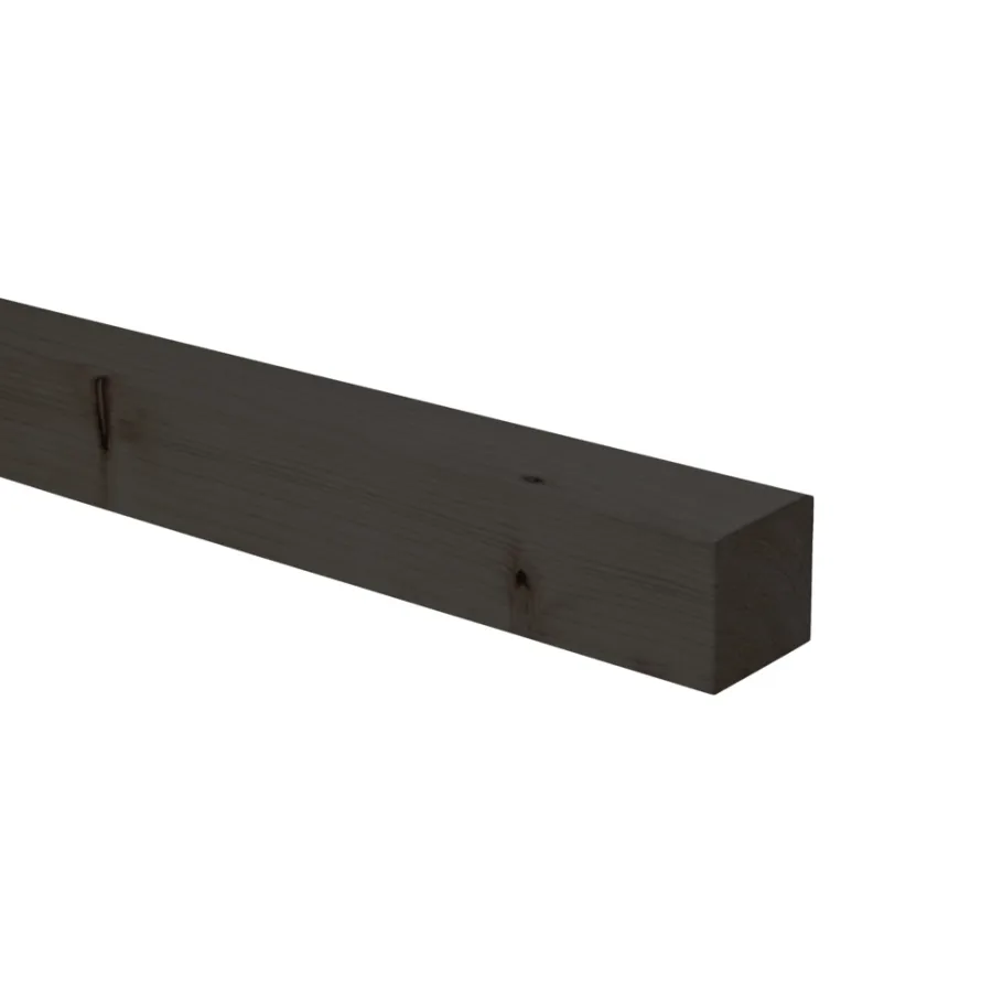 Nordic Fence Stolper & Pæle*multistolpe sort 90 x 90 x 2700 mm