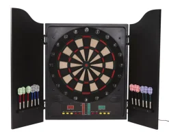 Nordic Games Spil & Underholdning*elektronisk dartskive i dartskab sort