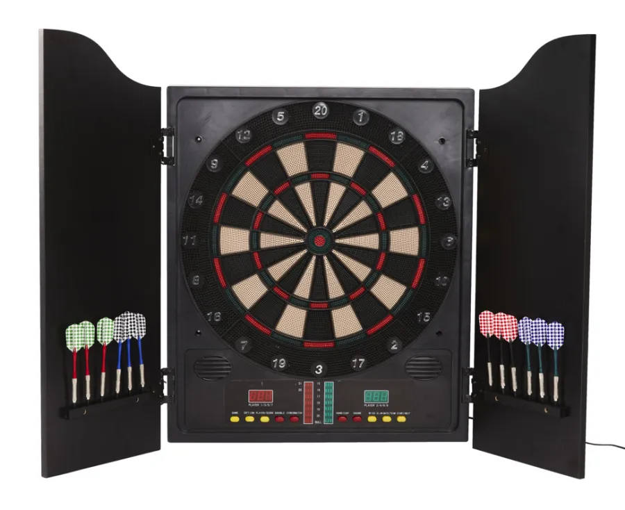 Nordic Games Spil & Underholdning*elektronisk dartskive i dartskab sort