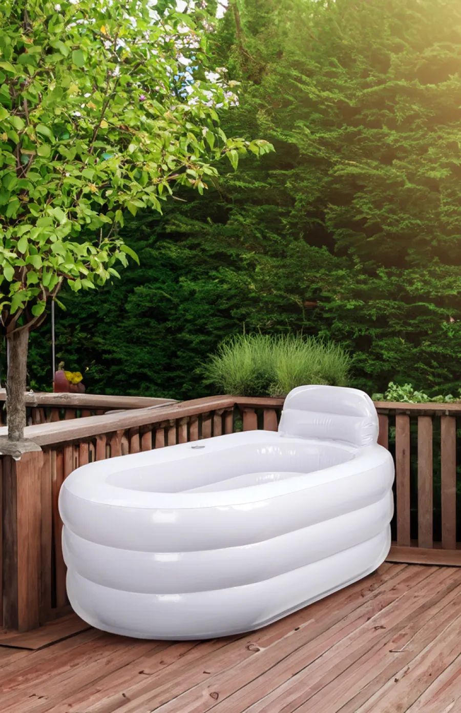 Badekar|Campingudstyr*Oppusteligt badekar 131 x 79 x 67 cm