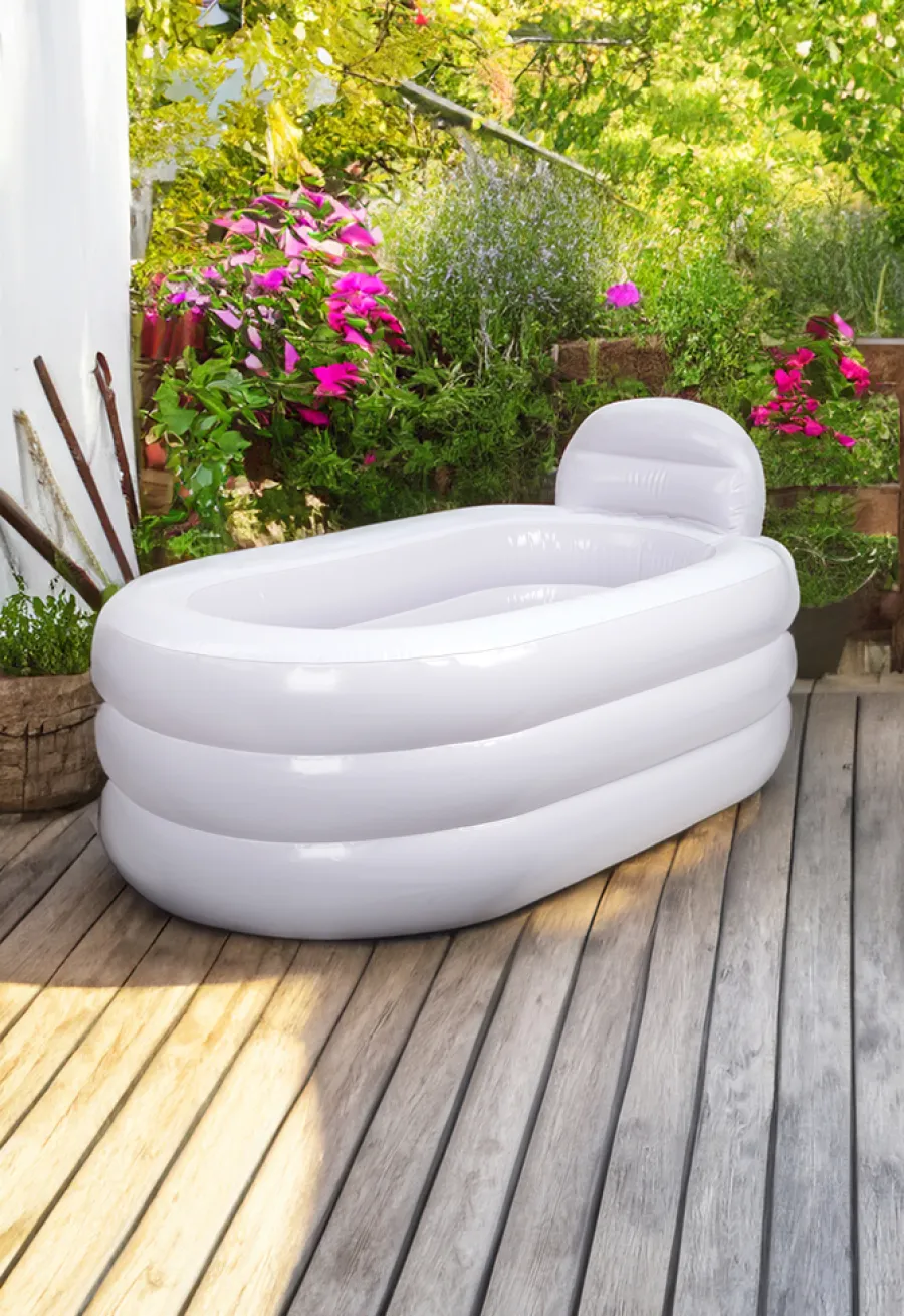 Badekar|Campingudstyr*Oppusteligt badekar 131 x 79 x 67 cm