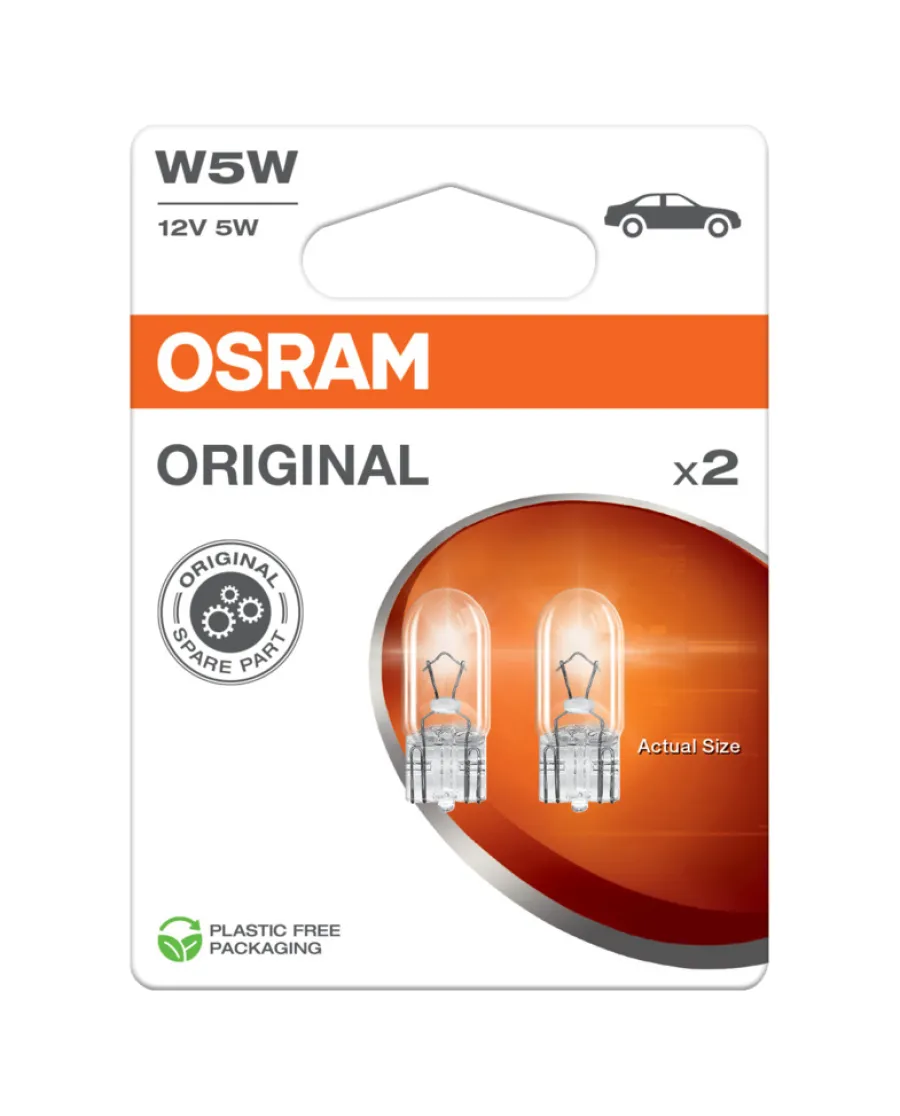Osram Autopærer*autopære W5W - 2 stk.