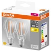 Osram Led-Pærer*LED Base standardpære E27 7 W 2-pk.