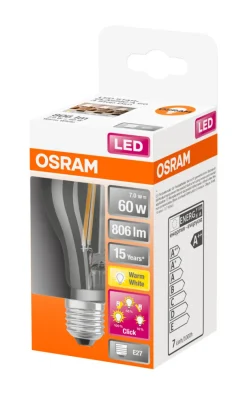 Osram Led-Pærer*LED Star+ Classic dæmpbar 7 W E27