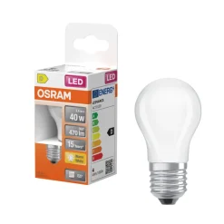 Osram Led-Pærer*LED Star Classic mat kronepære E27 3,4 W
