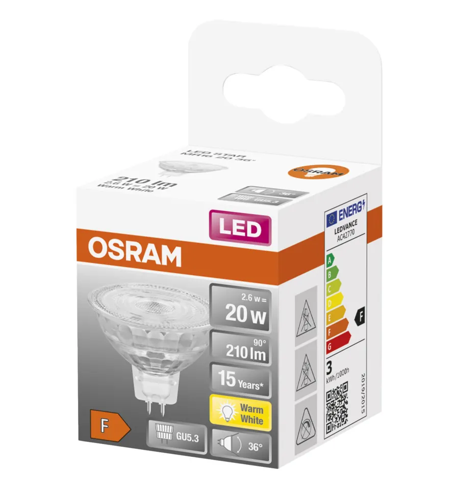 Osram Led-Pærer*LED Star stiftpære 12 V GU5.3 2,6 W