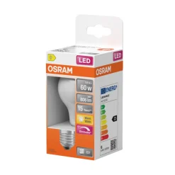 Osram Led-Pærer*LED Superstar Classic mat standardpære dæmpbar E27 7 W