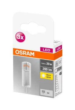 Osram Led-Pærer*LED 12 V stiftpære G4 1,8 W 3-pk.