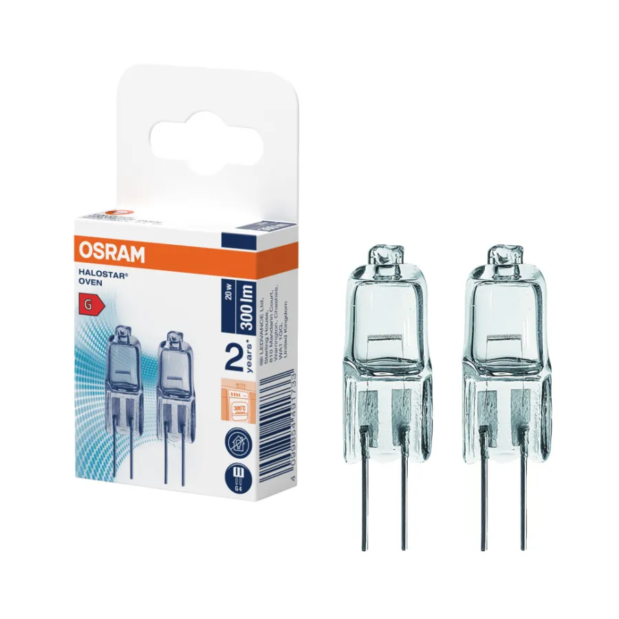 Osram Glødepærer*ovnpære G4 20 W 2-pk.