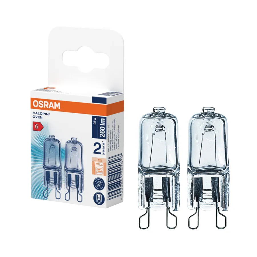 Osram Glødepærer*ovnpære G9 25 W 2-pk.