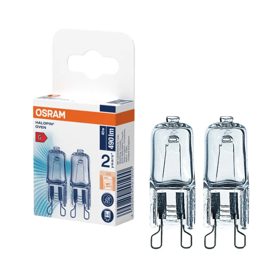 Osram Glødepærer*ovnpære G9 40 W 2-pk.