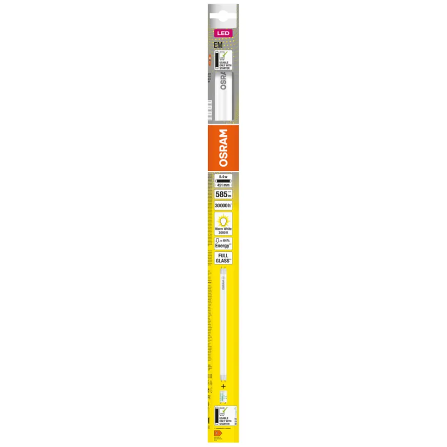 Osram Lysstofrør*SubstiTUBE T8 EM lysstofrør G13 451 mm 5,4 W