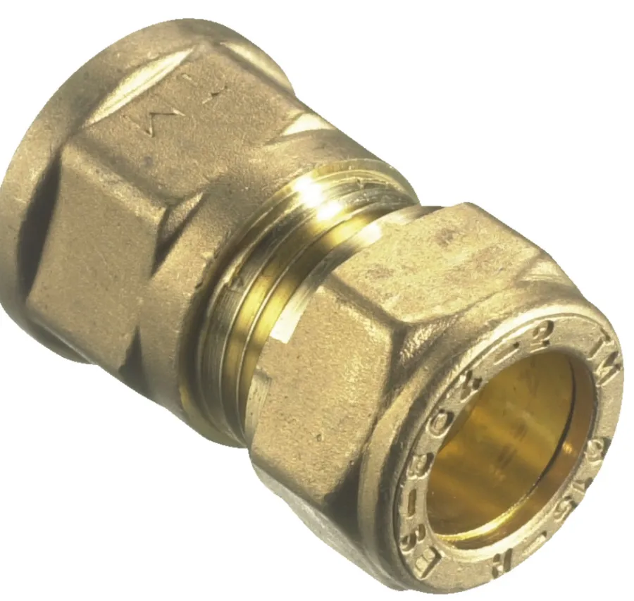 Fittings Til Rør*Overgangsmuffe til kobberrør/PEX 1/2" x 12 mm