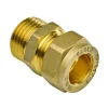 Fittings Til Rør*Overgangsnippel til kobberrør/PEX 1/2" x 15 mm