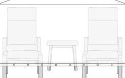 Sunlife® Overtræk Til Parasoller & Havemøbler*Overtræk til havemøbelsæt L170 x B130 x H85 cm -