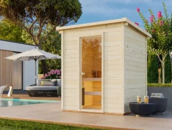 Palmako Pooludstyr|Saunaer*Eir sauna m/ovn 183 x 203 cm
