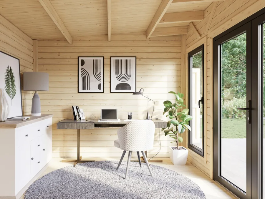 Palmako Bjælkehytter*hytte Aurelia 2 761 x 404 cm
