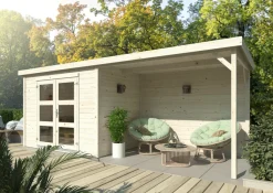 Palmako Redskabsrum*redskabsrum m/pergola Alma 560 x 184 cm