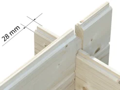 Palmako Redskabsrum*redskabsrum Petra 1 250 x 250 cm