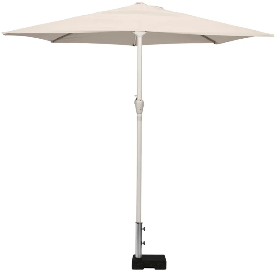 Parasoller & Markiser*Parasolfod halvrund B45 x D28 x H8/30 cm sort