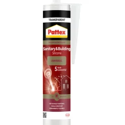 Pattex Silikone*sanitets- og byggesilikone klar