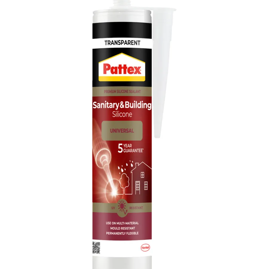 Pattex Silikone*sanitets- og byggesilikone klar