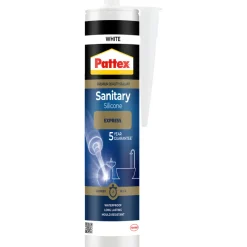 Pattex Silikone*Speed sanitetssilikone hvid 300 ml