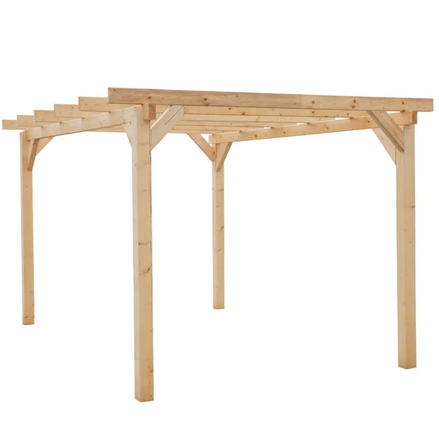 Nordic Home Pavilloner & Partytelte|Overdækning*Pergola limtræ 300 x 400 x 240 cm