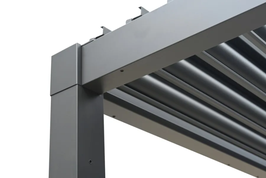 Sunlife® Pavilloner & Partytelte|Overdækning*Pergola m/justerbart tag 3 x 3 meter - Grå