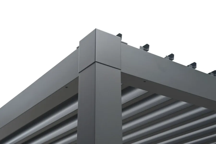 Sunlife® Pavilloner & Partytelte|Overdækning*Pergola m/justerbart tag 3 x 3 meter - Grå