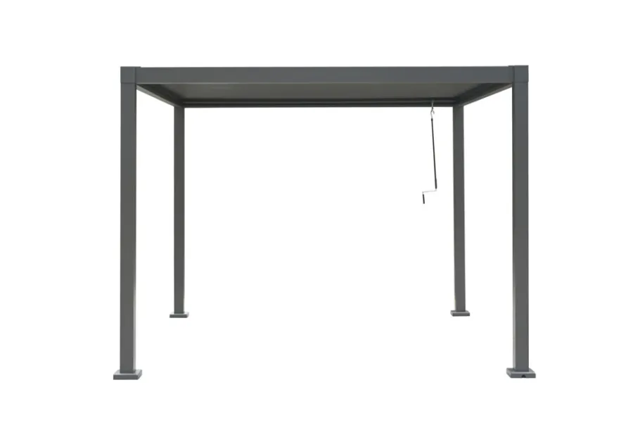 Sunlife® Pavilloner & Partytelte|Overdækning*Pergola m/justerbart tag 3 x 3 meter - Grå