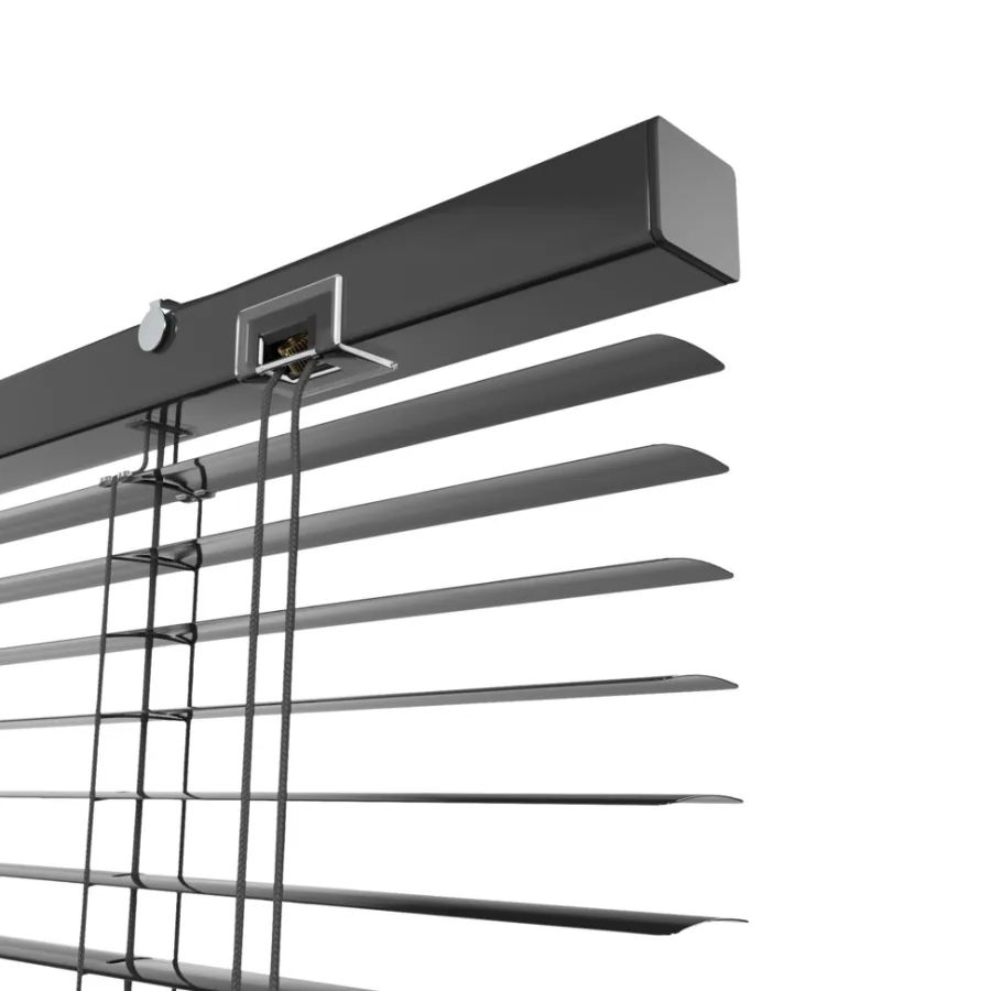 Persienner*Persienne aluminium 90 x 130 cm Sort