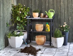 Drivhustilbehør|Planteborde & Højbede*Plantebord sort 78 x 38 x 82 cm